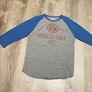 American Eagle baseball tee